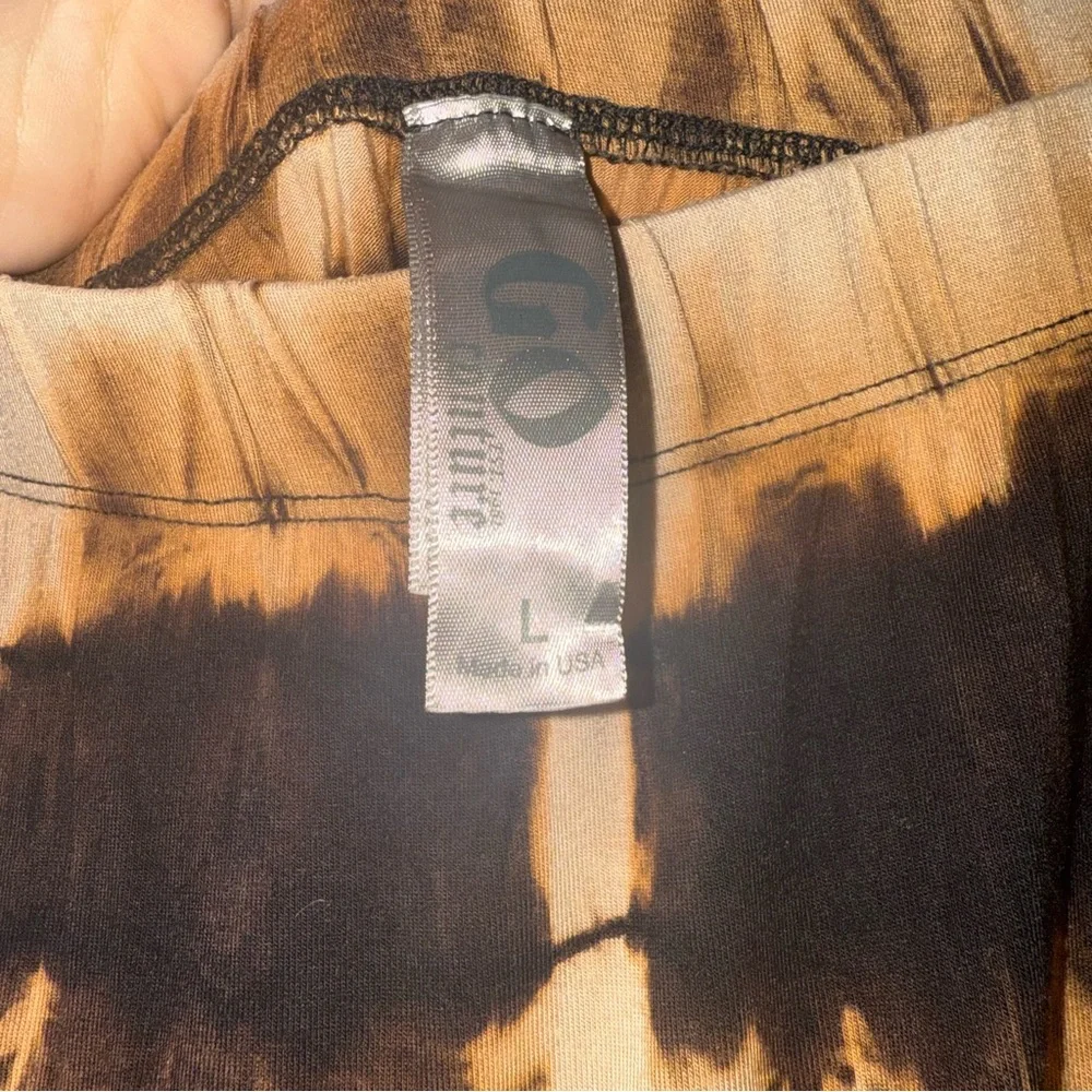 Acid Wash Tie Dye Maxi Skirt - Picture 3 of 4